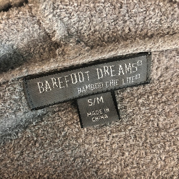 Barefoot Dreams Calypso Cardigan Gray Black Ombre - Picture 5 of 8